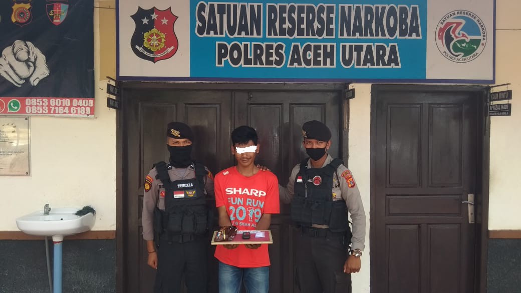 Ketahuan Antar Sabu untuk Tahanan Polres, Pemuda Paya Bakong Ini Ditangkap
