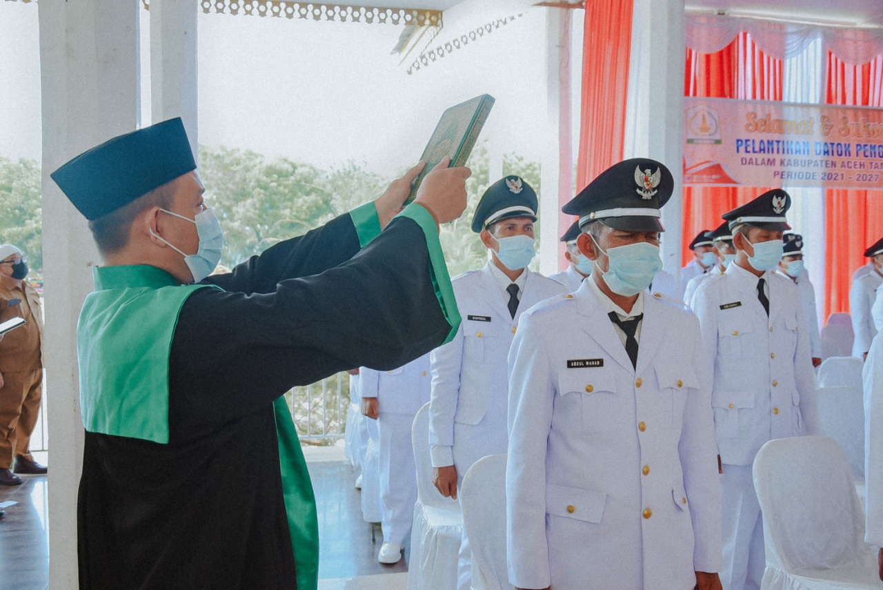 Bupati Aceh Tamiang Lantik 71 Datok Pengulu Terpilih